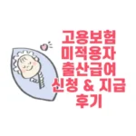 고용보험미가입자-출산급여